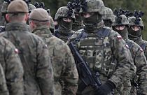 Polnische NATO-Soldaten.