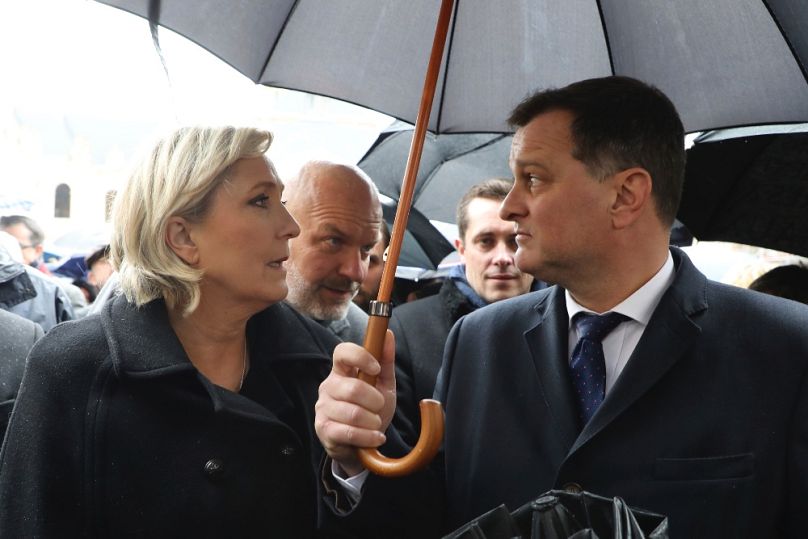 Marine Le Pen és Louis Aliot 2018-ban