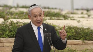 رئيس الوزراء الإسرائيلي بنيامين نتنياهو في تل أبيب، إسرائيل