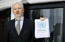 Foto de archivo de Assange