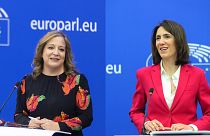 Iratxe García Pérez und Valérie Hayer wurden als Vorsitzende der Sozialdemokraten (S&D) bzw. von Renew Europe wiedergewählt.
