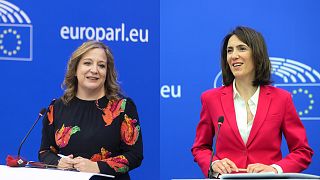Iratxe García Pérez und Valérie Hayer wurden als Vorsitzende der Sozialdemokraten (S&D) bzw. von Renew Europe wiedergewählt.