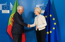 António Costa e Ursula von der Leyen 