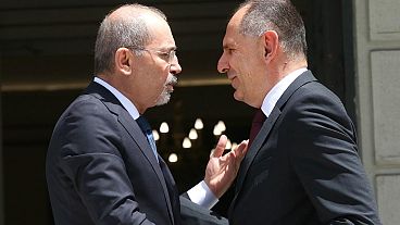Οι Υπουργοί Εξωτερικών της Ιορδανίας και της Ελλάδας