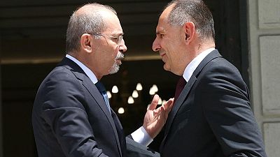 Οι Υπουργοί Εξωτερικών της Ιορδανίας και της Ελλάδας