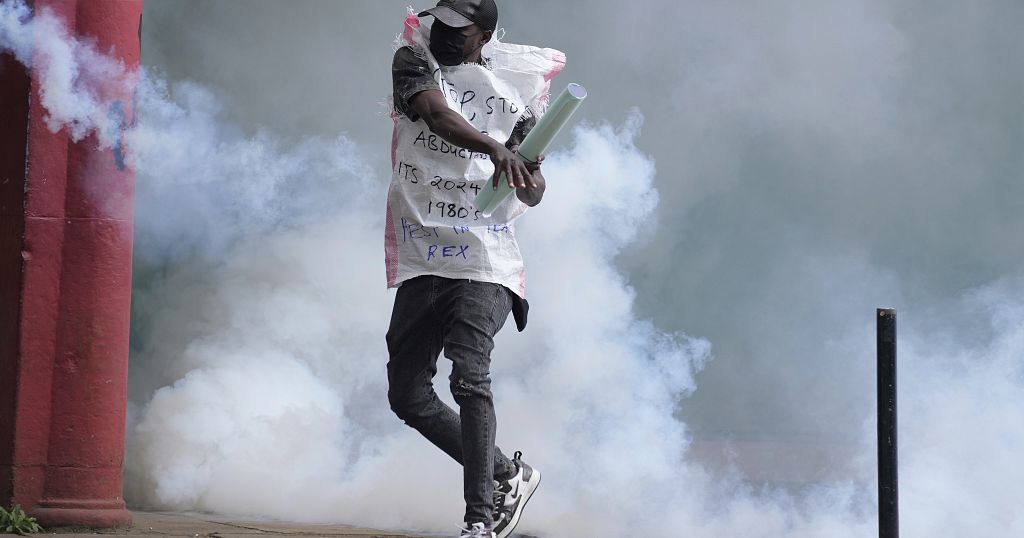 Police clash with protesters in Kenya as military patrols the streets Police clash with protesters in Kenya as military patrols the streets