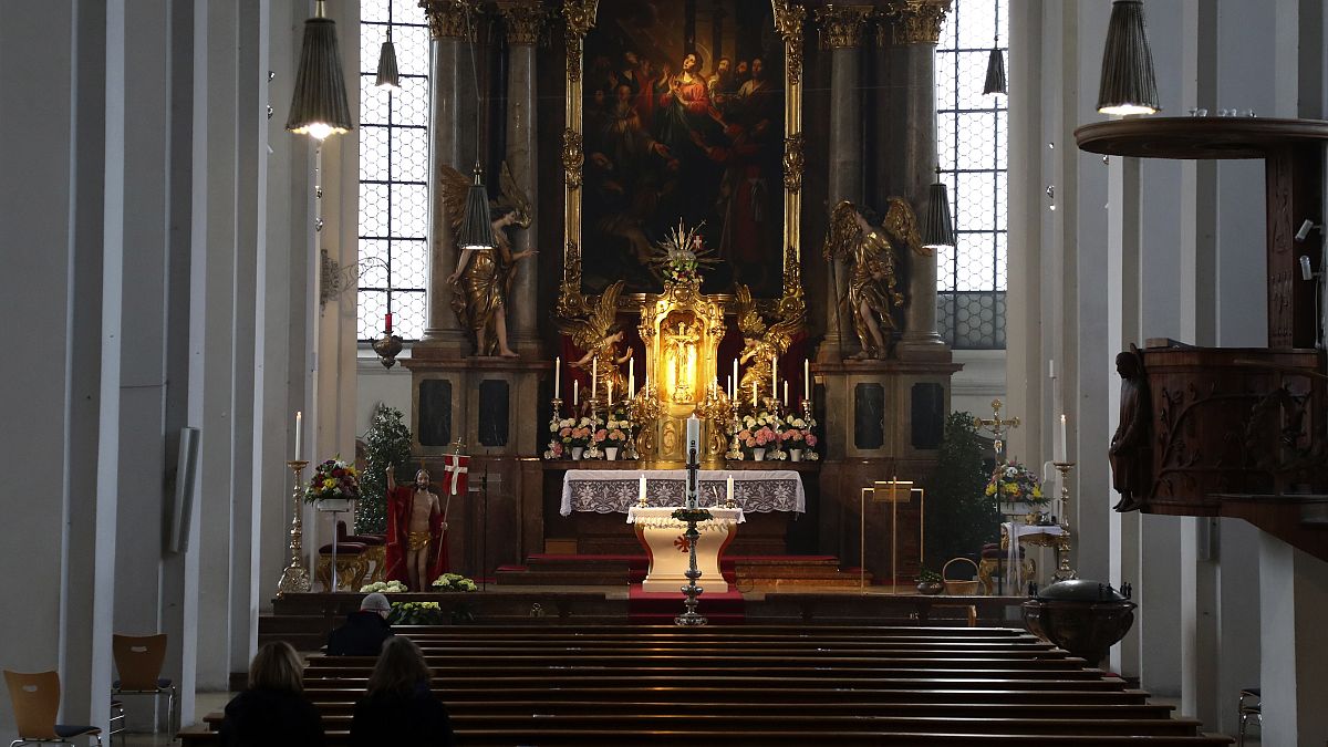 كنيسة الروح القدس في ميونيخ، ألمانيا. 2021/04/04