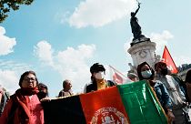 تجمع زنان افغان در پاریس