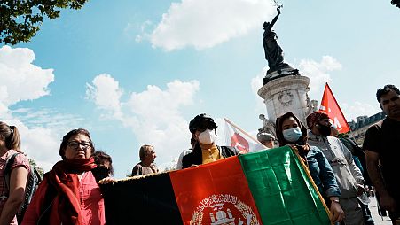 تجمع زنان افغان در پاریس