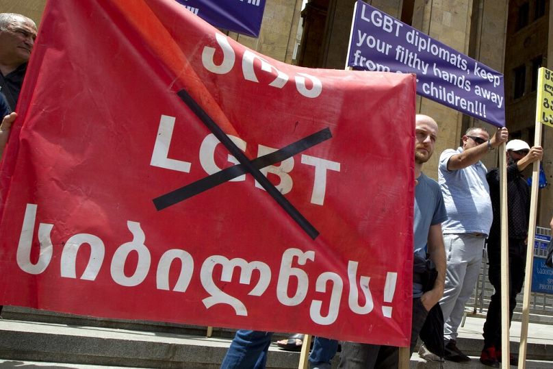 Акции против ЛГБТ в Грузии в 2022 году