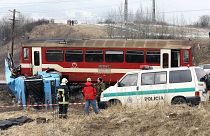 حادث قطار في سلوفاكيا