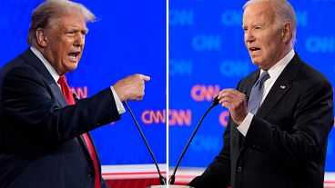 Debate electoral entre Biden y Donald Trump
