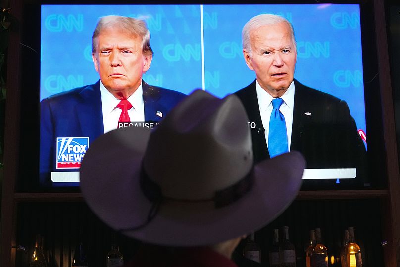 Debate entre os dois candidatos presidenciais nos EUA