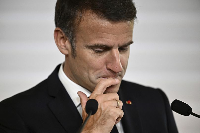 Emmanuel Macron, Frankreichs Präsident, im Juni 2024