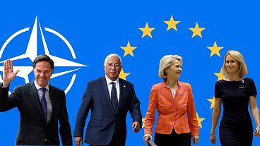 Mark Rutte, António Costa, Ursula von der Leyen and Kaja Kallas will be EU's new leaders. 