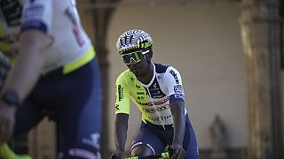 Cyclisme : l'Érythréen Biniam Girmay au départ du Tour de France 2024