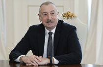 Azerbaycan Cumhurbaşkanı İlham Aliyev, Baku, Azerbaycan, 6 Mart 2024.