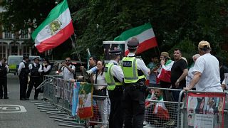 WATCH: Iranian exiles in London protest as elections take place