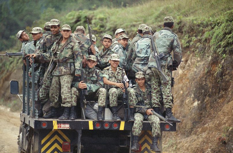 Ejército colombiano, 1991.