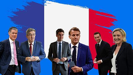 Лидеры партий, участвующих во внеочередных выборах во Франции