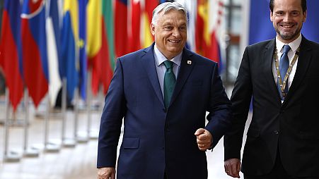 Viktor Orbán en el Parlamento Europeo. 