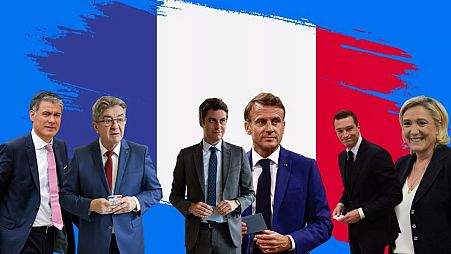 قادة الأحزاب المشاركة في الانتخابات التشريعية الفرنسية