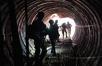 Rafahi alagút feltárása
