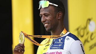 Eritrea's Biniam Girmay makes history at Tour de France