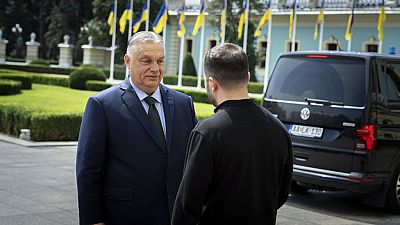 Viktor Orbán, der ungarische Ministerpräsident, trifft den Präsident der Ukraine