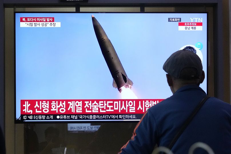 صاروخ بالستي أطلقته كوريا الشمالية 