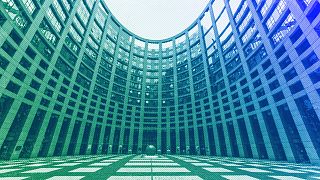A general view of the European Parliament in Strasbourg, September 2021