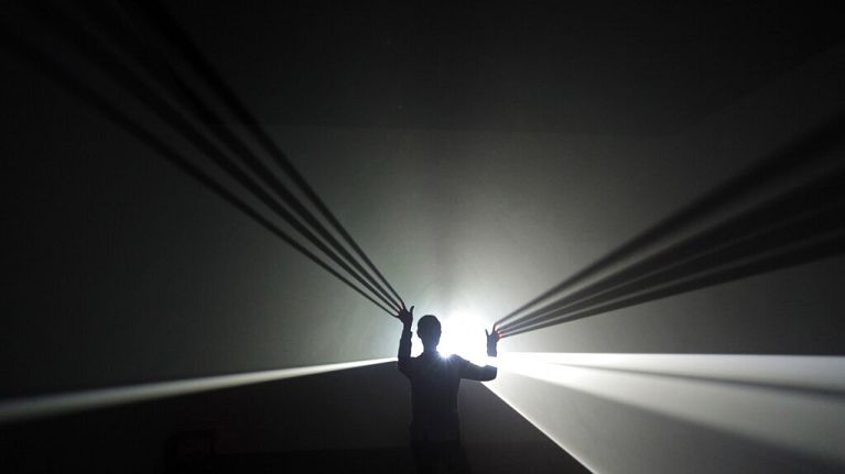 Anthony McCall's Light Sculptures 
