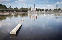 مياه الفيضانات سجلت ارتفاعا في البوكيركي نيو مكسيكو