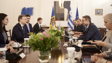 Από την συνάντηση του Έλληνα πρωθυπουργού με τον Μολδαβό ομόλογό του