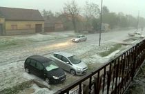 عاصفة بردية قوية تضرب كرواتيا ودول البلقان