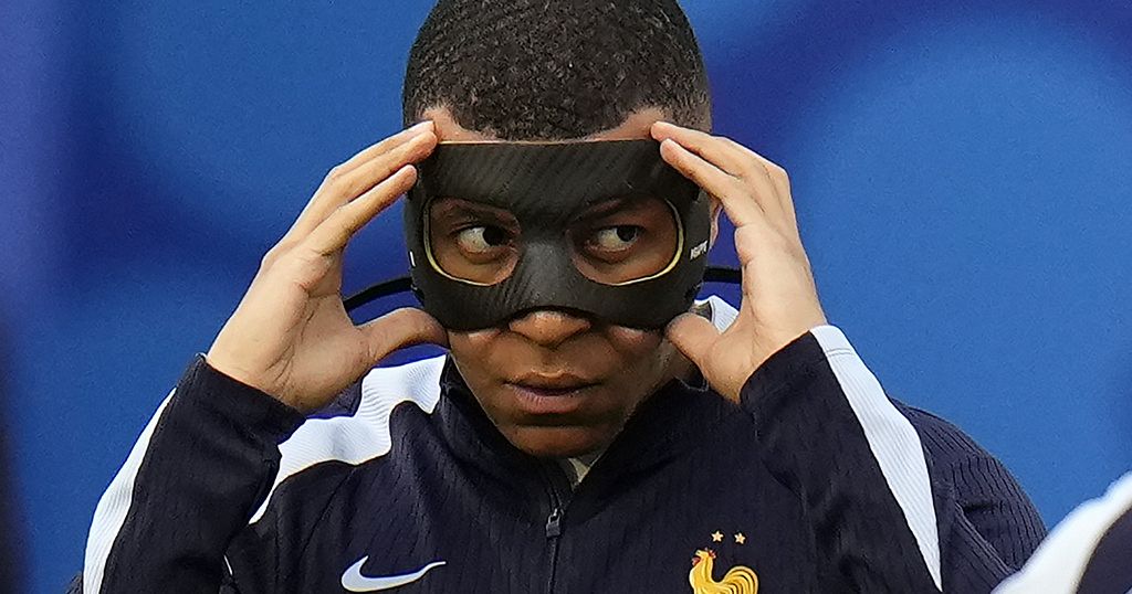 More changes to Mbappé face mask as France star's 