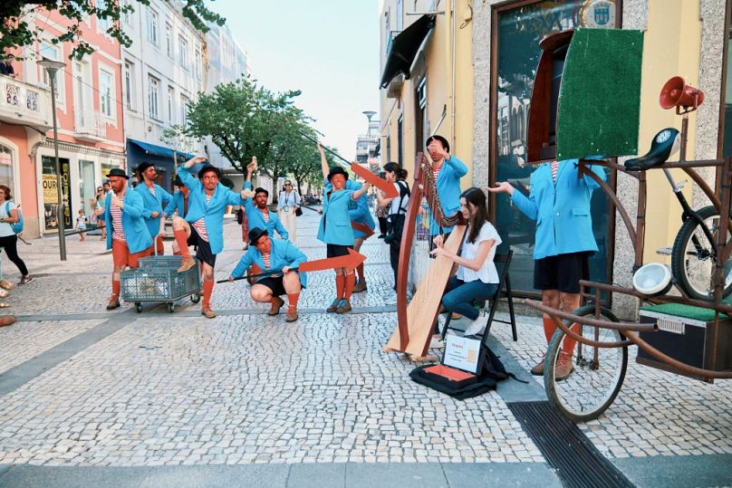 Street Performers in Braga for UCCN opening