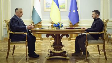 Orbán Viktor és Volodimir Zelenszkij Kijevben