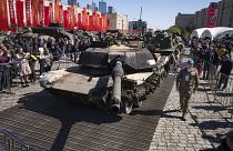 Elfogott amerikai gyártmányú Abrams harckocsi Moszkvában