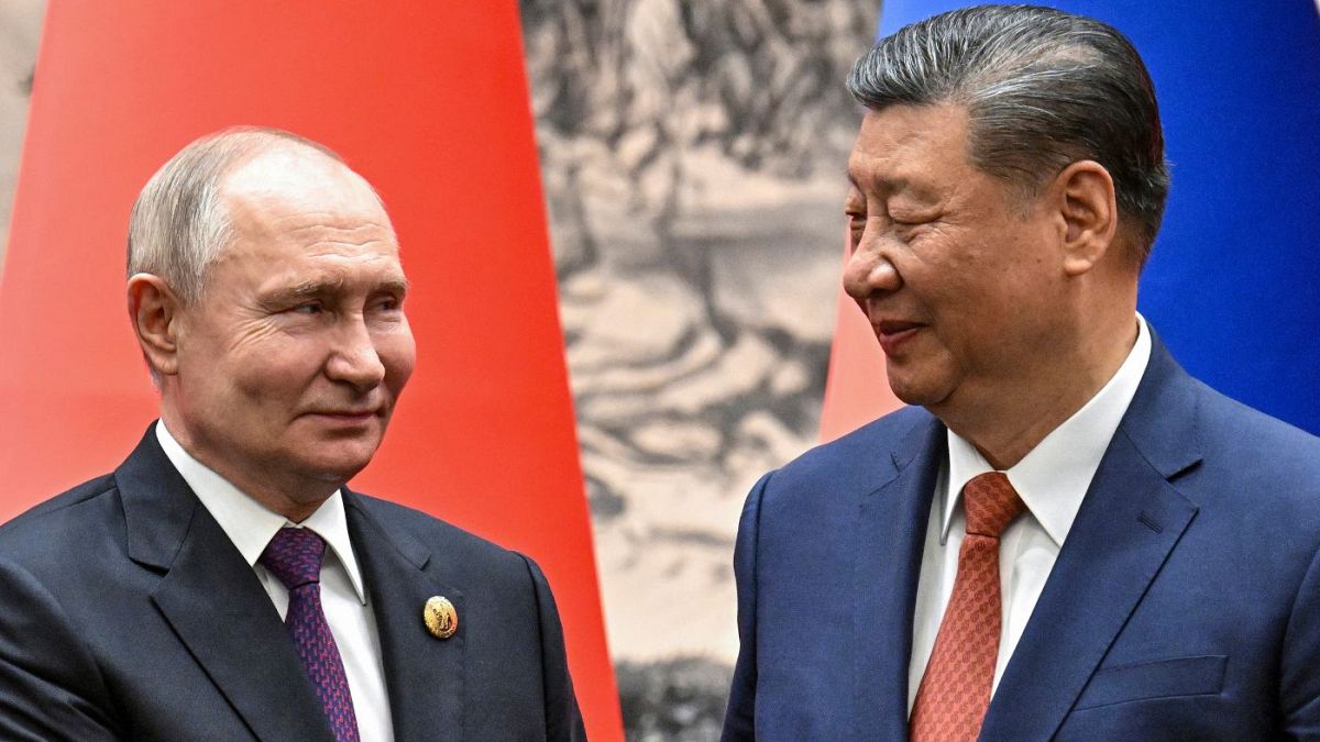 دیدار رهبران روسیه و چین در حاشیه اجلاس سازمان همکاری شانگهای