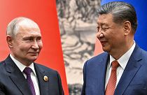 دیدار رهبران روسیه و چین در حاشیه اجلاس سازمان همکاری شانگهای