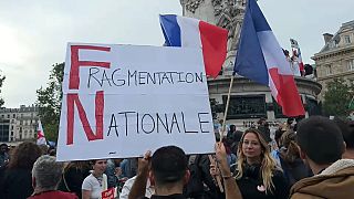 France : manifestation contre la montée de l'extrême droite à Paris 
