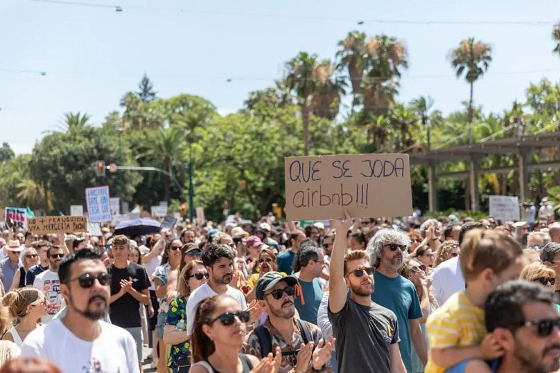 Tourist accommodation such as Airbnb has been blamed for soaring rent prices in Málaga.