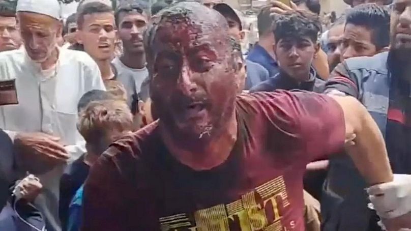 A videóban megjelenő palesztin férfi haragja