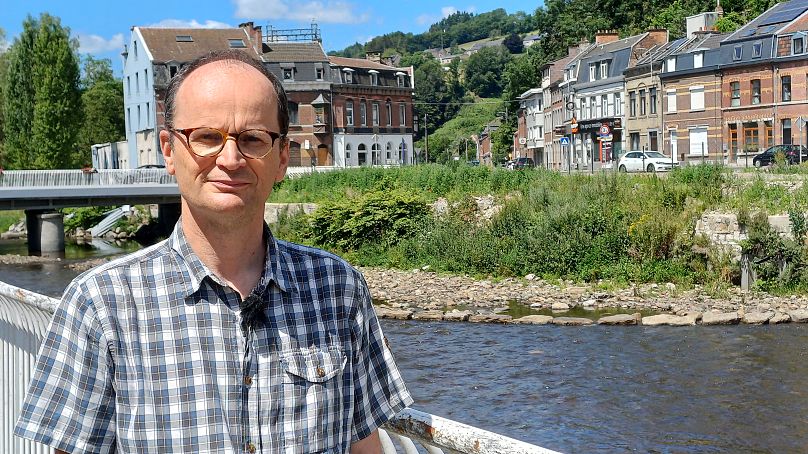 Le professeur Jacques Teller s'adresse à Climate Now dans Pepinster