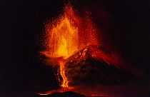 Etna in eruzione, 1 dicembre 2023