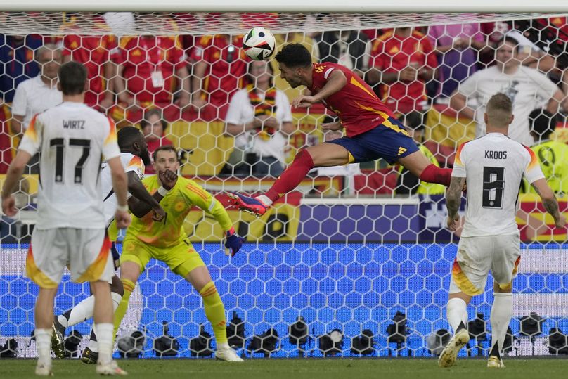 Spain's 2-1 netted by Merino in the 119th minute