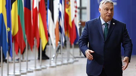 Prime minister Viktor Orban arrives in Brussels for an EU summit on 27 June, just days before Hungary took over the rotating EU Council presidency