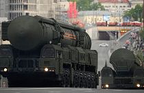 موشک‌های یارس در مسکو به تاریخ ماه مه ۲۰۲۳