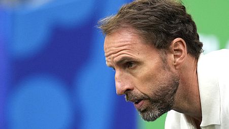 England's manager Gareth Southgate ahead a round of sixteen match between England and Slovakia at the Euro 2024 tournament in Gelsenkirchen, Germany, Sunday, June 30, 2